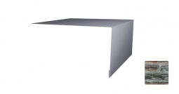 Планка откосная простая Первая Кровельная 50х150 (декоративно-полимерное покрытие) 3м сланец