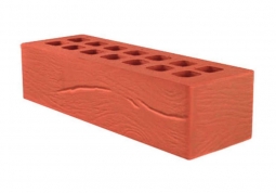 Кирпич лицевой керамический «Красный» «Дерево» пустотелый Евро 0.7НФ