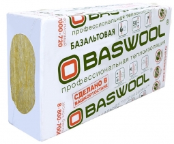 Минераловатный утеплитель Baswool Руф Н 100 1200х600х50 мм / 4 шт.