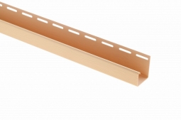 Планка J-trim Альта-Профиль Блокхаус Золотистый 3000