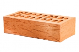 Кирпич рядовой керамический «Персик» «Барселона Фактурный» пустотелый одинарный