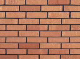 Кирпич лицевой клинкерный «Красный» «Бархат» полнотелый одинарный