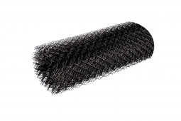 Сетка рабица d=1,4 мм, ячейка 25x25 мм, 1,5х10,0 м черная