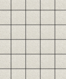 Тротуарная плитка Поревит Квадрат Белый 60 мм 200х200