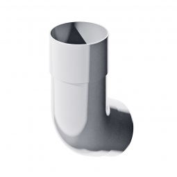 Колено водосточной трубы Технониколь (Verat) Белый (125х82 мм), 135 градусов