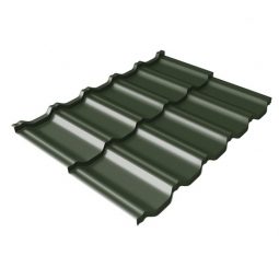 Металлочерепица Kvinta Uno Хвоя RAL 6020