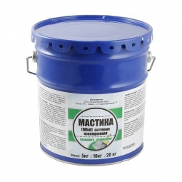 Мастика битумная ХозДвор изоляционная МБИ 20 кг