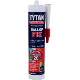 Клей монтажный Tytan Gallop Fix белый 290 мл