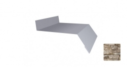 Отлив оконный Первая Кровельная 180 (декоративно-полимерное покрытие) 2м камень