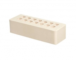 Кирпич лицевой керамический «Белый» пустотелый Евро 0.7НФ