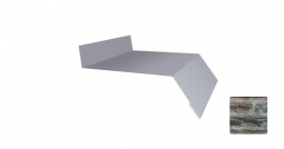 Отлив оконный Первая Кровельная 200 (декоративно-полимерное покрытие) 2м сланец