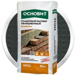 Кладочный раствор Основит Брикформ МС11 026 гранитно-серый 25 кг