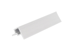 Угловой элемент для фасадной панели Nusadua 3D CO-EX 53х57х3600 мм White