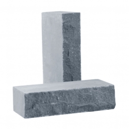 Кирпич лицевой силикатный «Серый» полнотелый утолщенный колотый