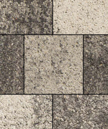 Тротуарная плитка Поревит Квадрат Антрацит 500х500х60 мм