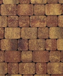 Тротуарная плитка Поревит Классико Гранит Осень, 40 мм 2 камня