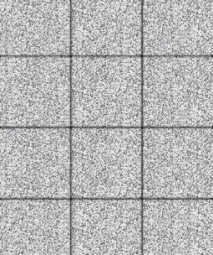 Тротуарная плитка Поревит Квадрат Мрамор Белый с черным 300х300х60 мм