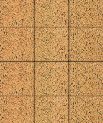 Тротуарная плитка Поревит Квадрат Гранит Сахара 300х300х60 мм