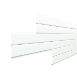 Металлосайдинг Металл Профиль СК-14 0.45 мм Белый