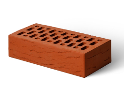 Кирпич лицевой керамический Красный «Антик» пустотелый одинарный
