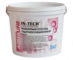Ремонтный состав гидроизоляционный IN-TECK AQUALINE, ведро 5кг