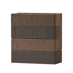 Кирпич лицевой керамический «Рустикатор 82» «Флеш» пустотелый одинарный