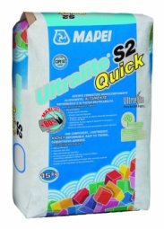 Клей Mapei Ultralite S2 Quick белый для керамической плитки, натурального камня и тонкого керамогранита 15 кг