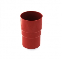 Муфта соединительная водосточной трубы Технониколь (Verat) Красный (125х82 мм)