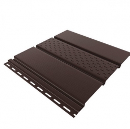 Софит Альта-Профиль с частичной перфорацией Коричневый