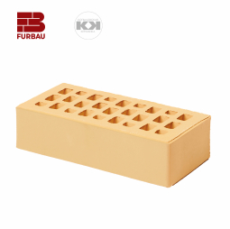 Кирпич лицевой керамический «Ваниль» пустотелый одинарный