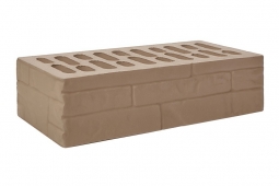 Кирпич лицевой керамический Мокко «Ломаный камень» пустотелый одинарный