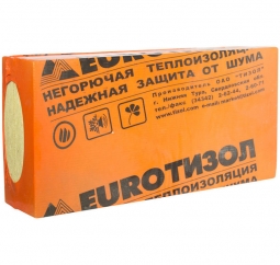 Базальтовый утеплитель Тизол Euro Фасад Оптима 120 1000х600х50 мм / 6 пл.