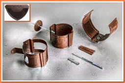 Держатель трубы Nika D100, на дерево RR-32 Темно-Коричневый