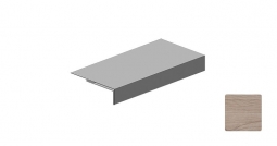 Планка аквилон Первая Кровельная (декоративно-полимерное покрытие) 2м светлый орех